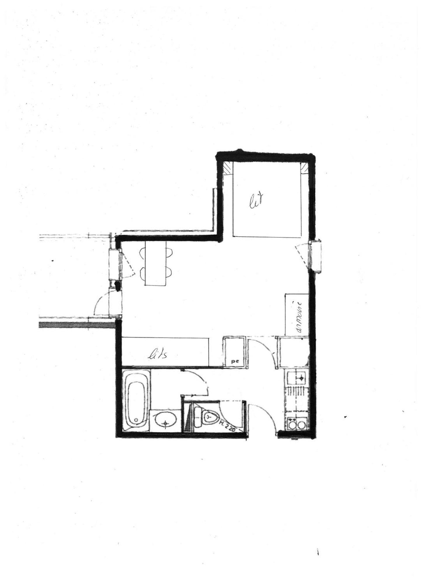 Residence Le Faegot A Valmorel- Studio 4 Personnes 외부 사진